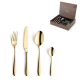 gold [product_cutlery_type] [product_knife_type] 13/0-18/10 OXFORD Besteckset 24-teilig PVD gold 