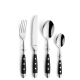 black [product_cutlery_type] [product_knife_type] 13/0-18/0 COUNTRY Besteckset 24-teilig schwarz 