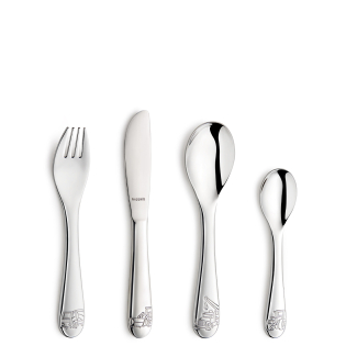  [product_cutlery_type] [product_knife_type] 13/0-18/10 BAUSTELLENHELDEN Kinderbesteck Set 4-teilig 