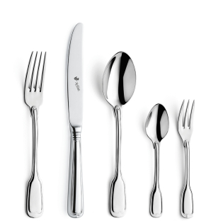 Stainless [product_cutlery_type] [product_knife_type] 13/0-18/10 AUGSBURGER FADEN Besteckset 60-teilig