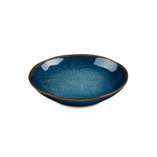 VERTIGO DENIM Salatteller blau,braun 6 Stück